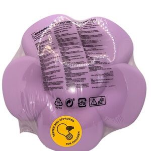 Children LED Wall Lamp Flower Lilac Upplyst IKEA